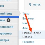 Public-post-10-0 Внешний вид (Appearance)- «Flexible Theme Options»